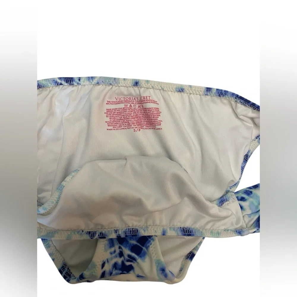 Victoria's Secret Blue and White Tie-Dye Bikini - Picture 4 of 4